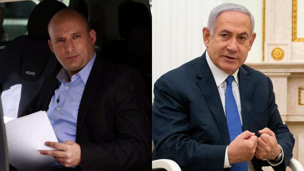 Bennett říká členům strany, že směřuje k „změně vlády“, která svrhne Netanjahua