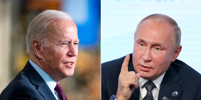 Prezident Joe Biden |  Ruský prezident Vladimir Putin