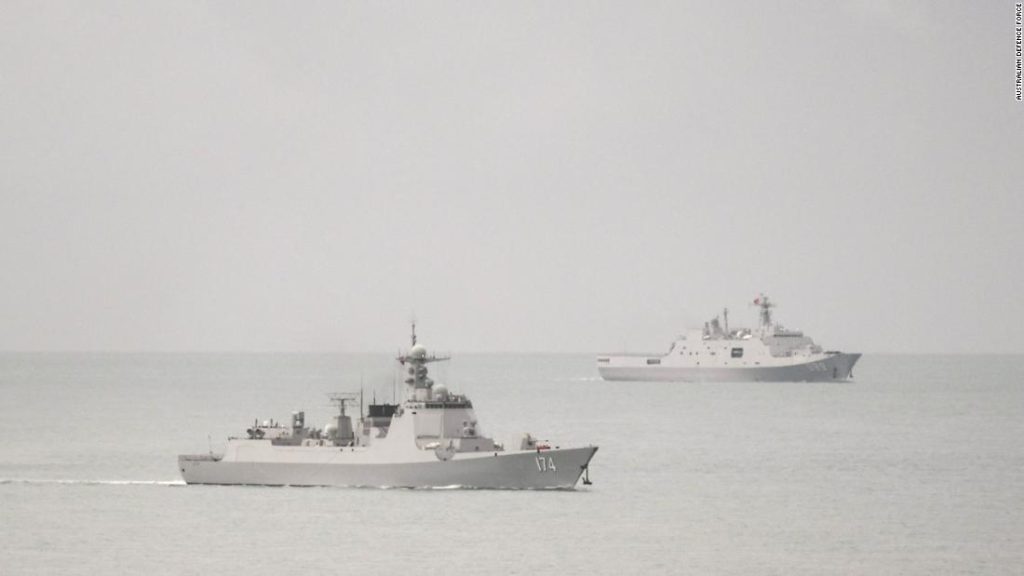 Austrálie tvrdí, že čínská válečná loď „osvítila“ jedno z jejích letadel laserem