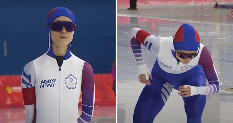 Tchajwanský olympijský rychlobruslař v obležení kritiky za oblečení čínského týmu