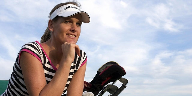 Dánská transgender golfistka Mian Bagger 29. října 2004.