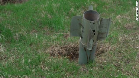 Ocas střely Smerch zůstává v Chernish Parku.