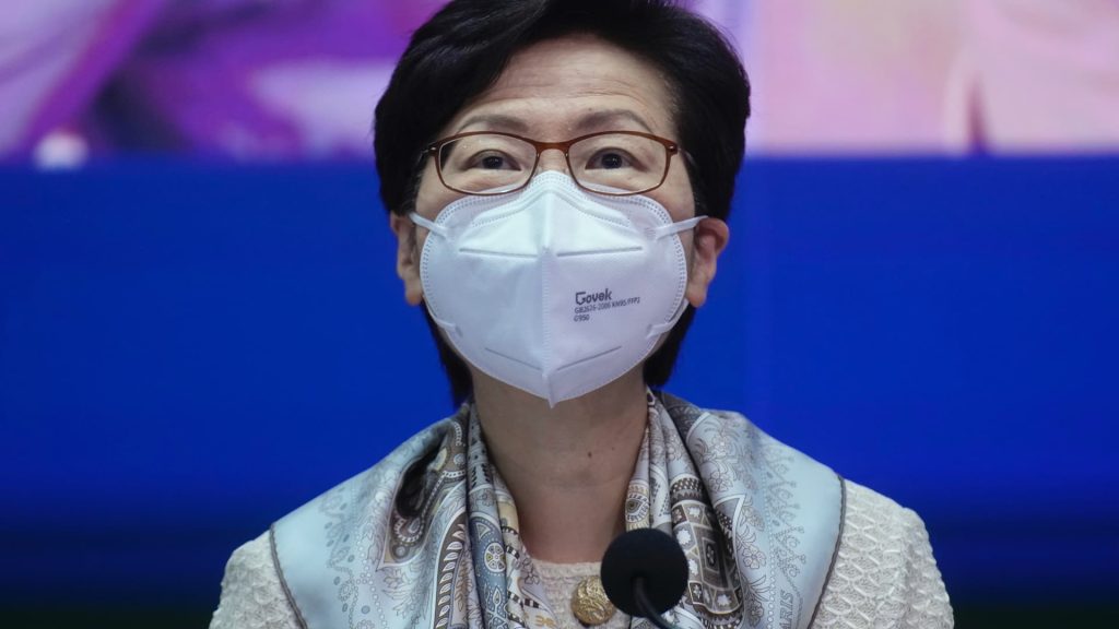 Hongkongská lídryně Carrie Lamová prohlásila, že nebude kandidovat podruhé