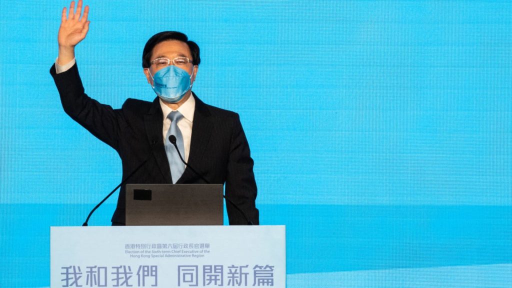 Příští generální ředitel Hongkongu bude pro Peking Jun Lee
