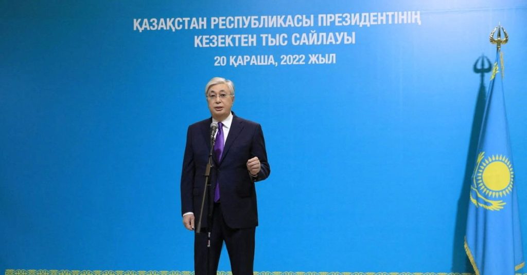 Průzkumy veřejného mínění ukazují, že kazašský vůdce směřuje k velkému vítězství ve volbách
