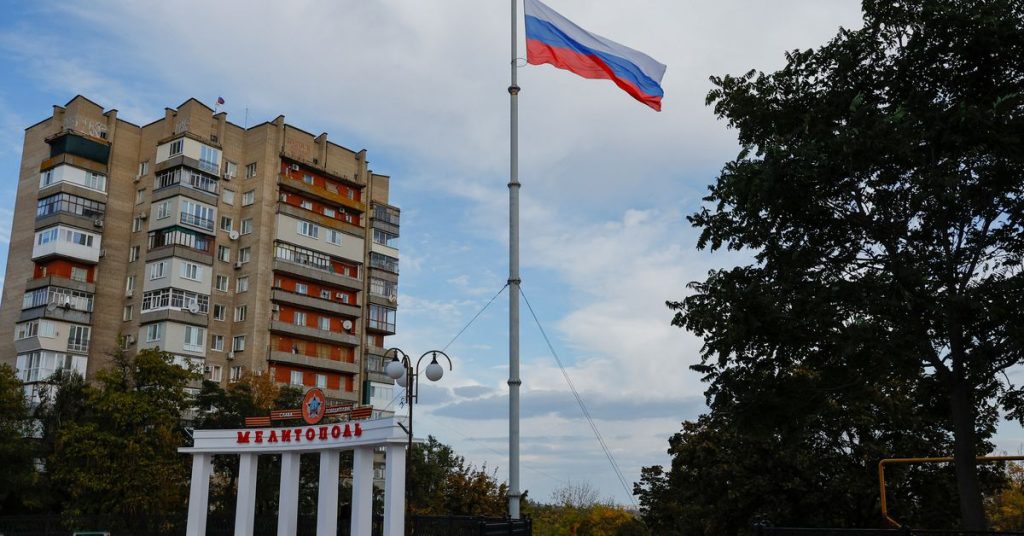 Ukrajinský útok na Melitopol, říká ruská strana, zabil dva